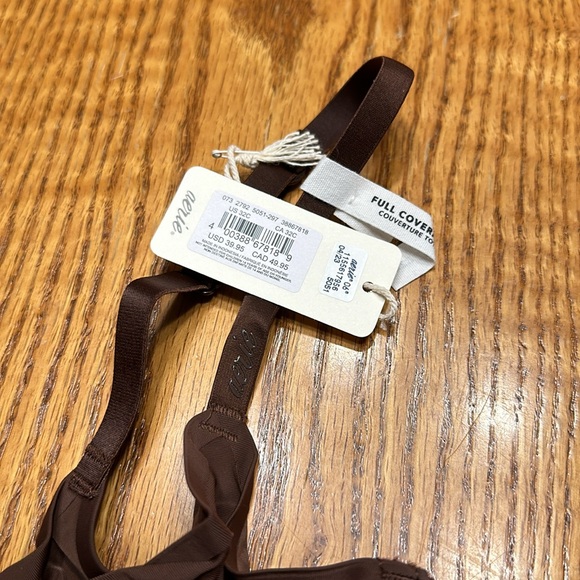 Aerie SMOOTHEZ Mesh Unlined Bra Full Coverage Brown Size 32C - Picture 6 of 6